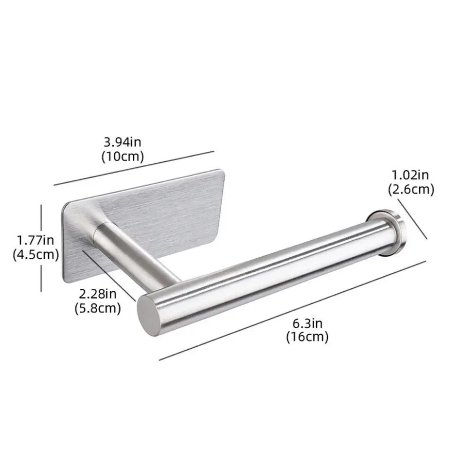 Suporte de Papel Higiênico em Aço Inoxidável